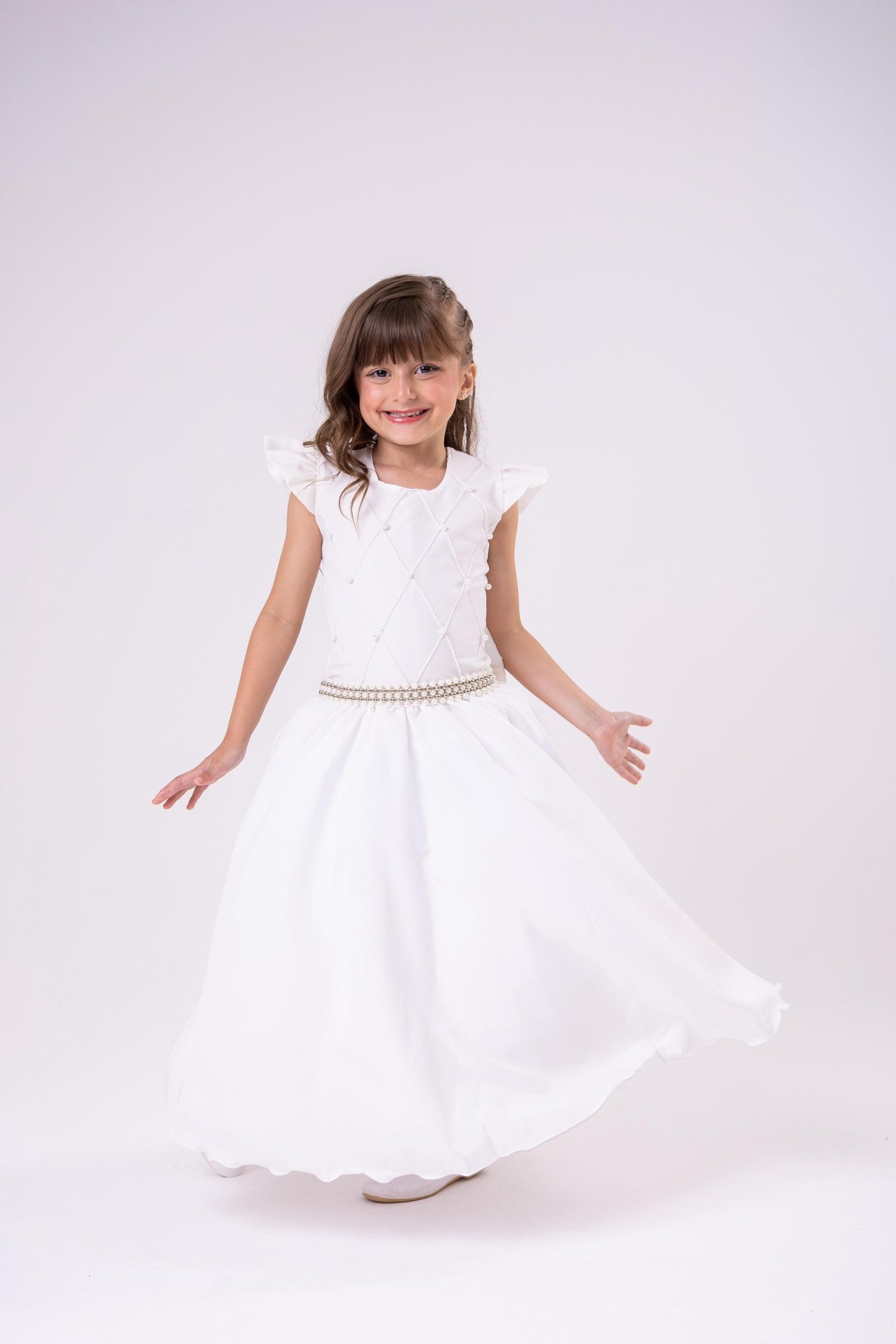 Vestido Ysa Kids Ariane Longo Off - Imagem 6