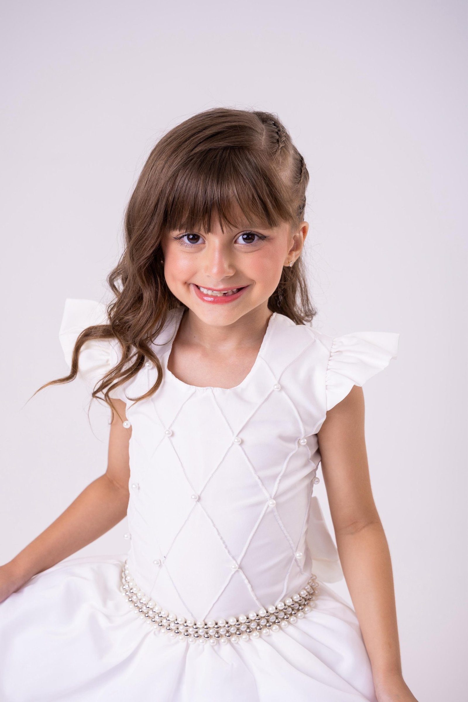 Vestido Ysa Kids Ariane Longo Off - Imagem 8