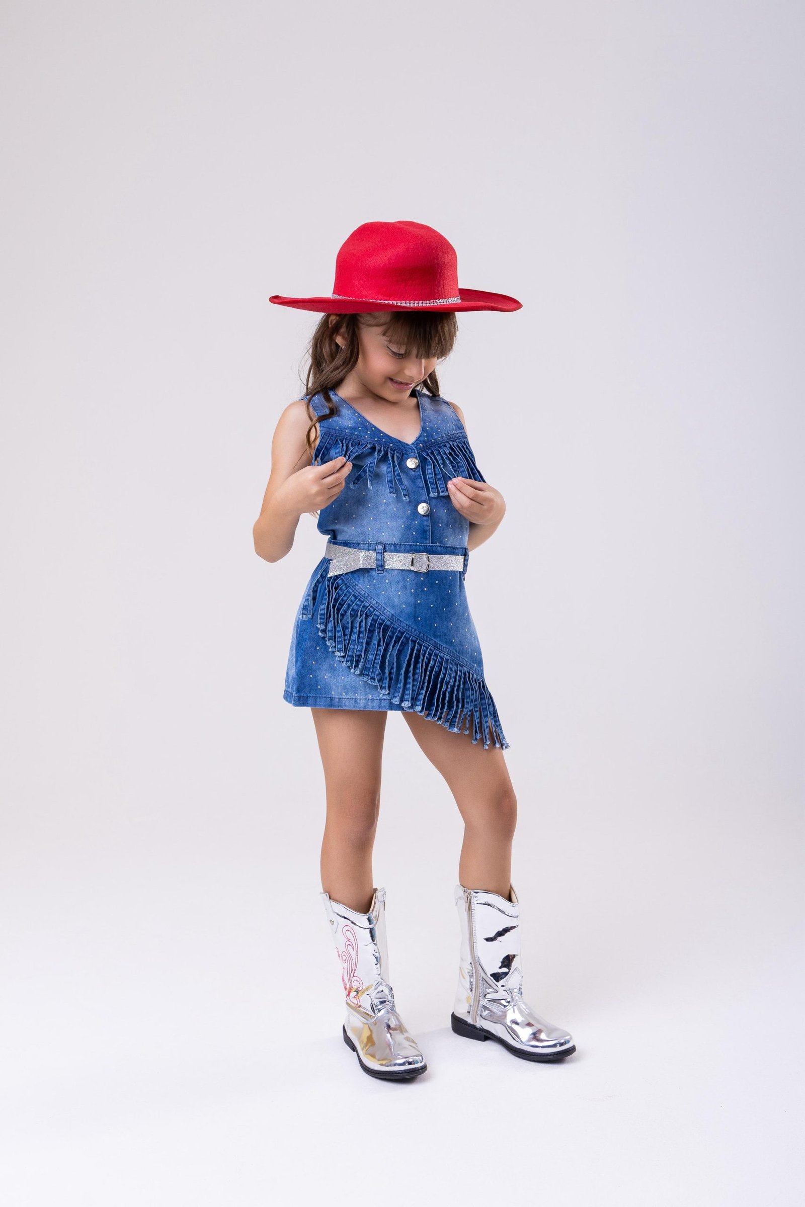 Conjunto Blogueirinha Boiadeira Maraisa Jeans - Imagem 2