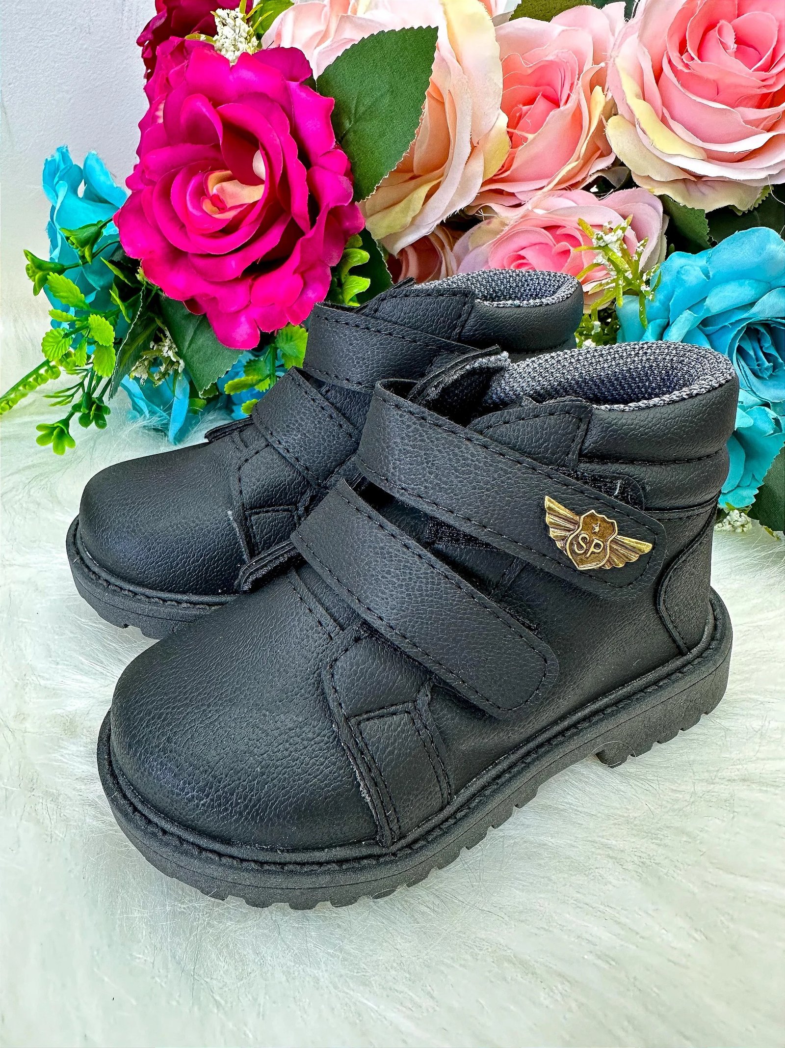 Bota Coturno Masculina Ortobaby Pedro Preto