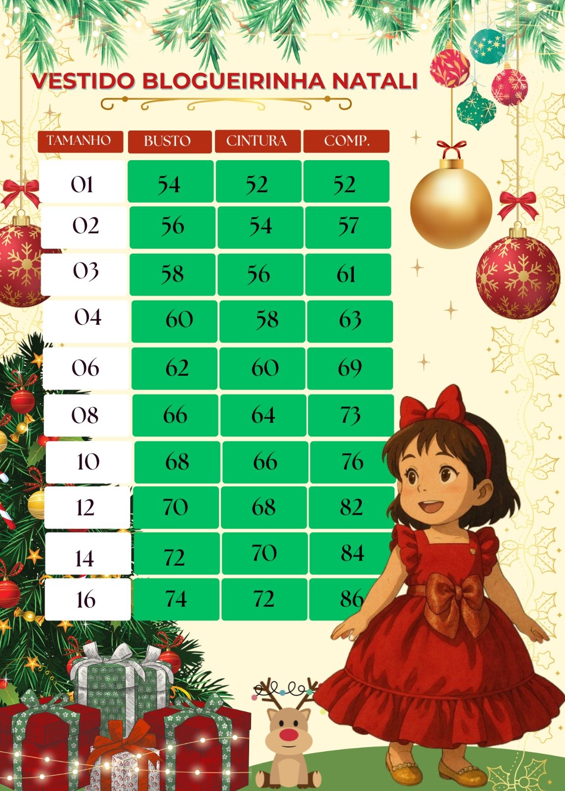 Vestido Blogueirinha Natali Vermelho - Natal - Imagem 8