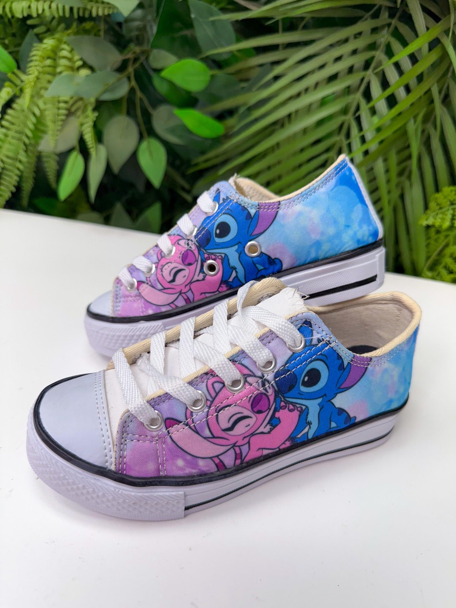 Tenis Tematico Stitch e Angel Rosa - Imagem 5
