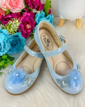 Sapatilha Doce Pe Jardim Encantado Azul Bebe