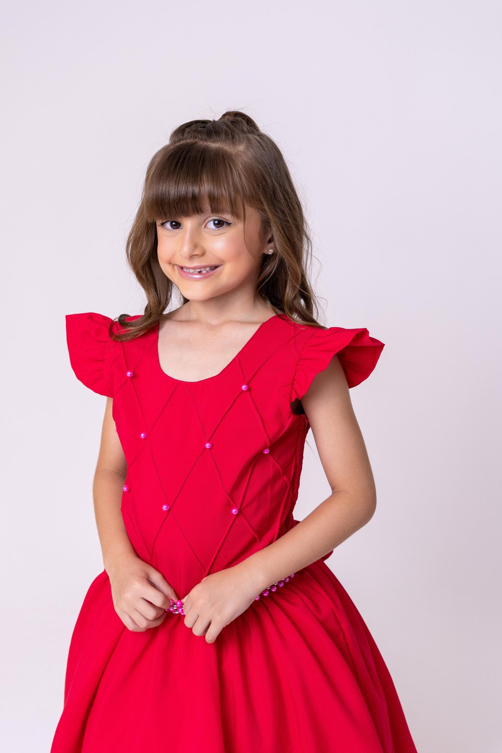 Vestido Ysa Kids Ariane Longo Pink - Imagem 6