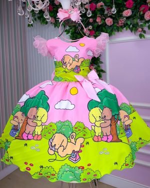 Vestido Temáticos Infantil Luxo Bobbie Goods