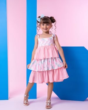 Vestido Banana Club Eloa Rosa