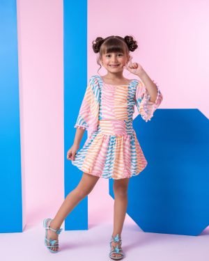 Conjunto Banana Club Alice Rosa Bebe