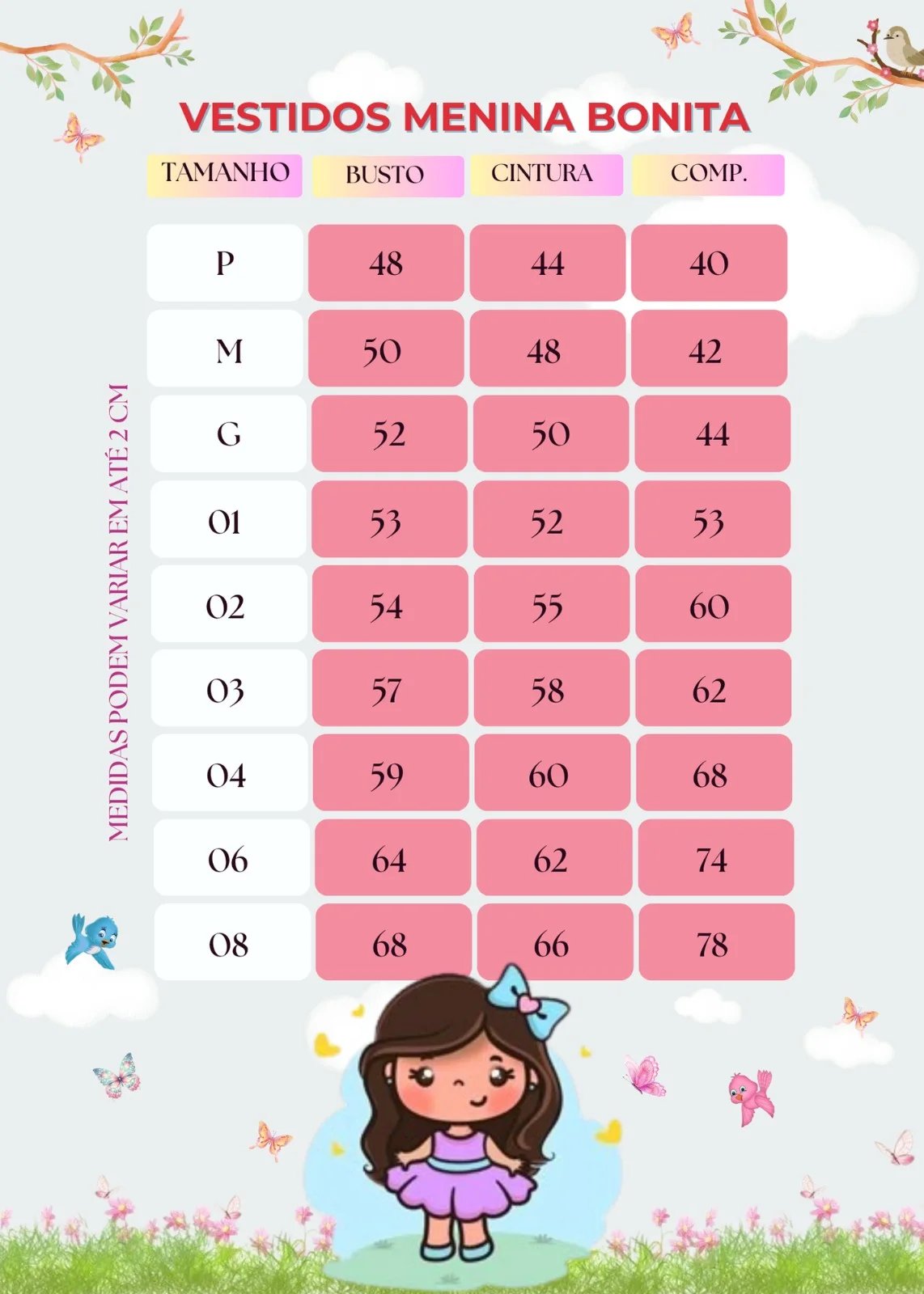 Vestido Infantil Menina Bonita Milene Rose - Imagem 6