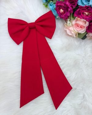 Laço Opcional / Faixa Do Vestido Selena Vermelho