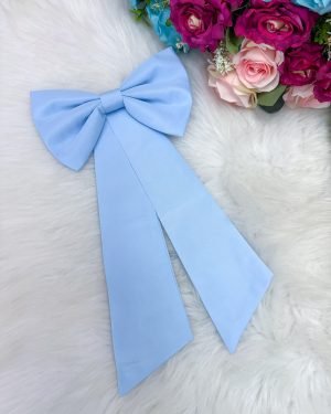 Laço Opcional / Faixa Do Vestido Selena Azul Bebe