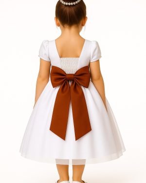 Laço Opcional / Faixa Do Vestido Selena Terracota