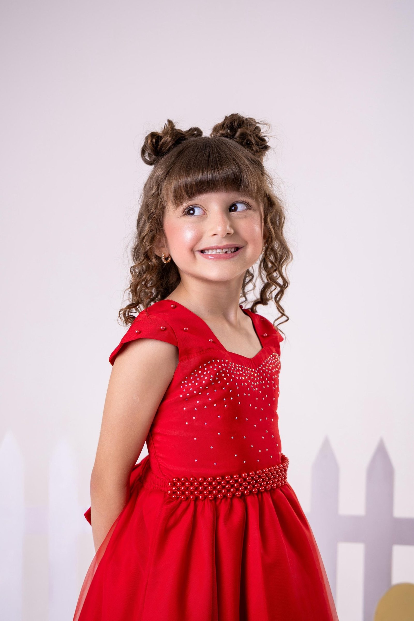 Vestido Giovanella/Giovanela Longo Valentina Vermelho - Imagem 5