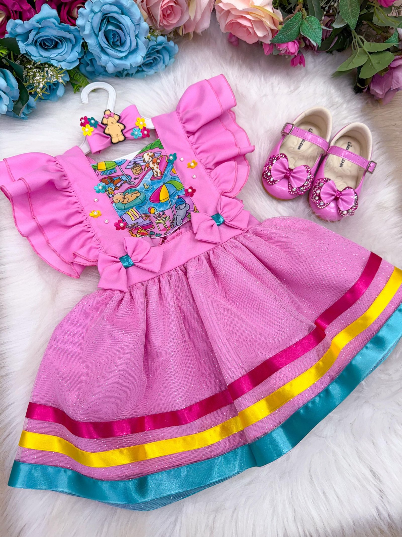Romper/Vestido Princesa Belli Tematico Bobbie Goods - Imagem 3