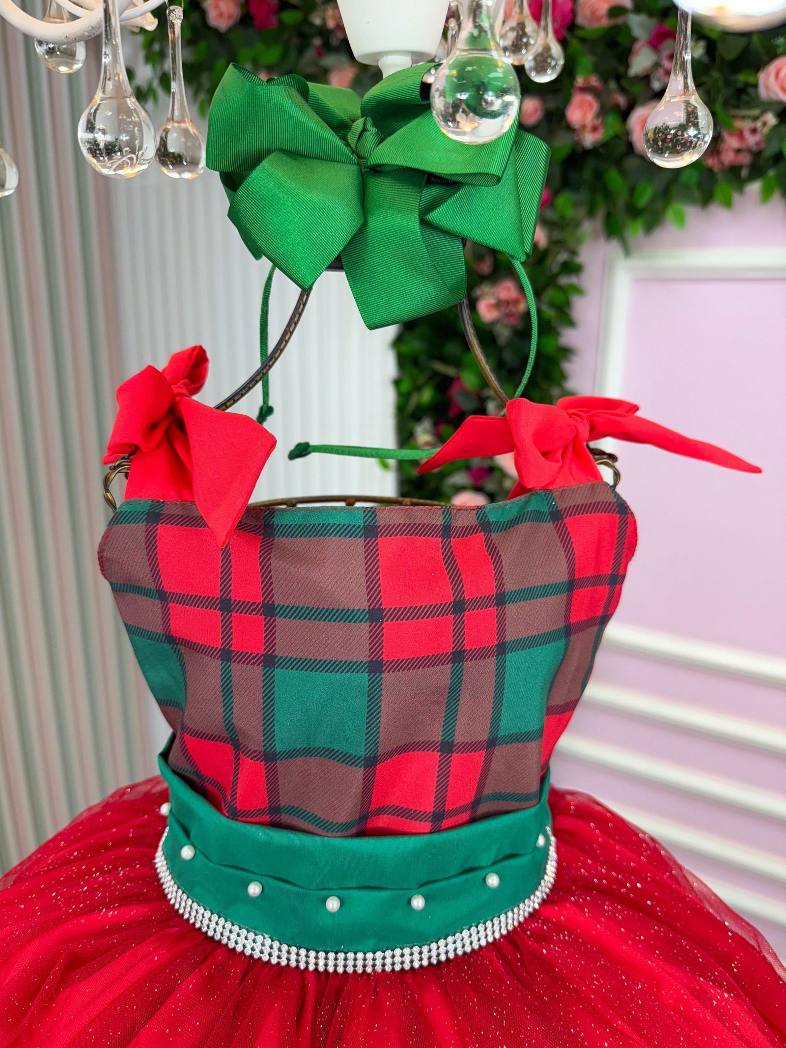 Vestido Marie Aurora Natalino Vermelho - Natal - Imagem 4