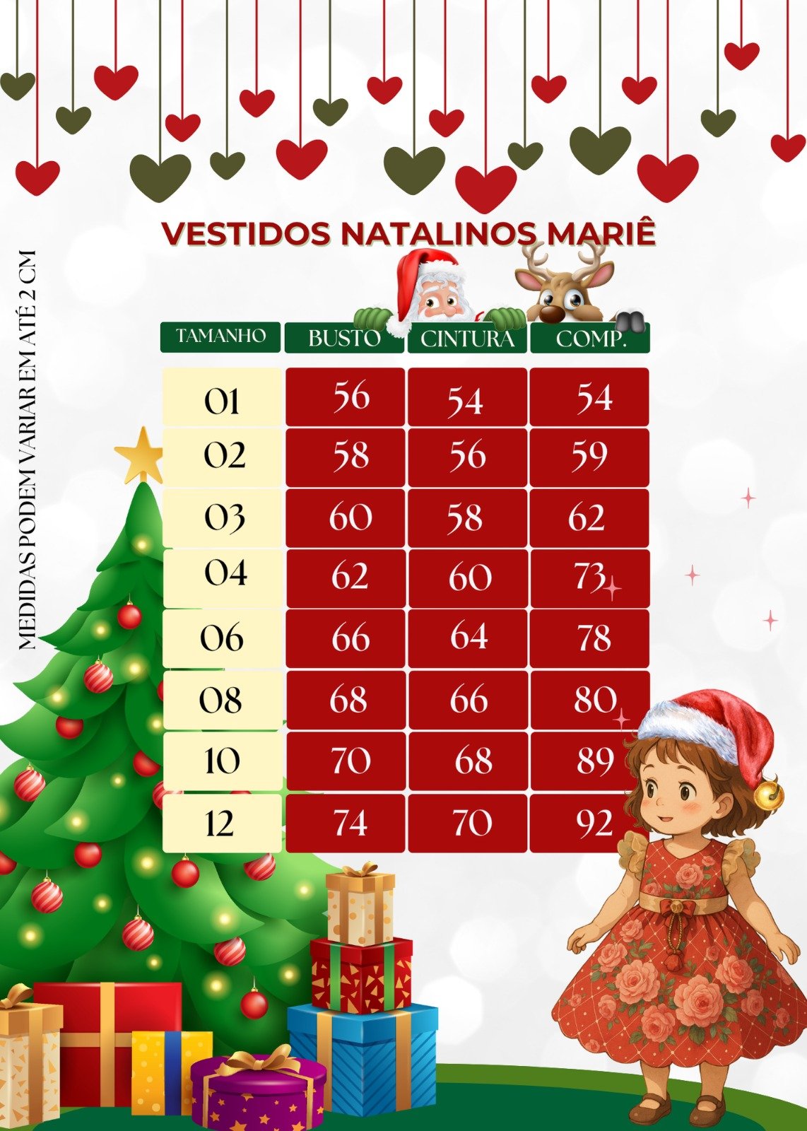 Vestido Marie Aurora Natalino Vermelho - Natal - Imagem 6