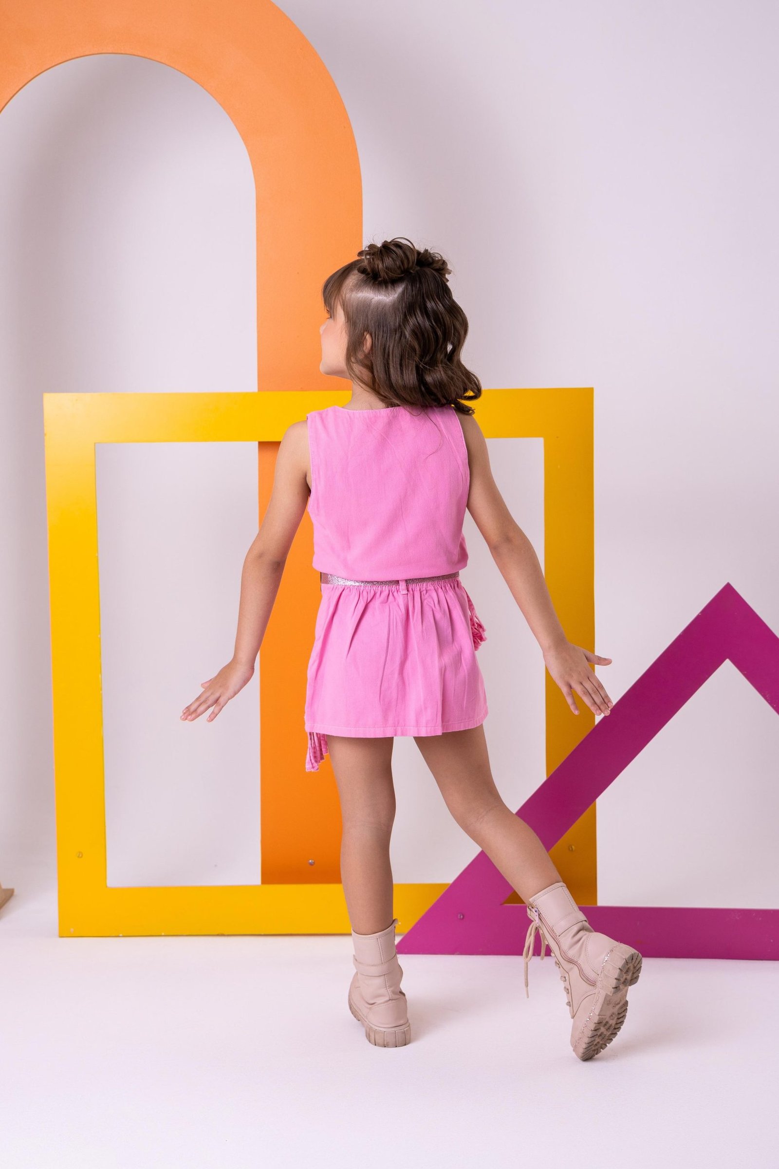 Conjunto Blogueirinha Boiadeira Maraisa Rosa - Imagem 3