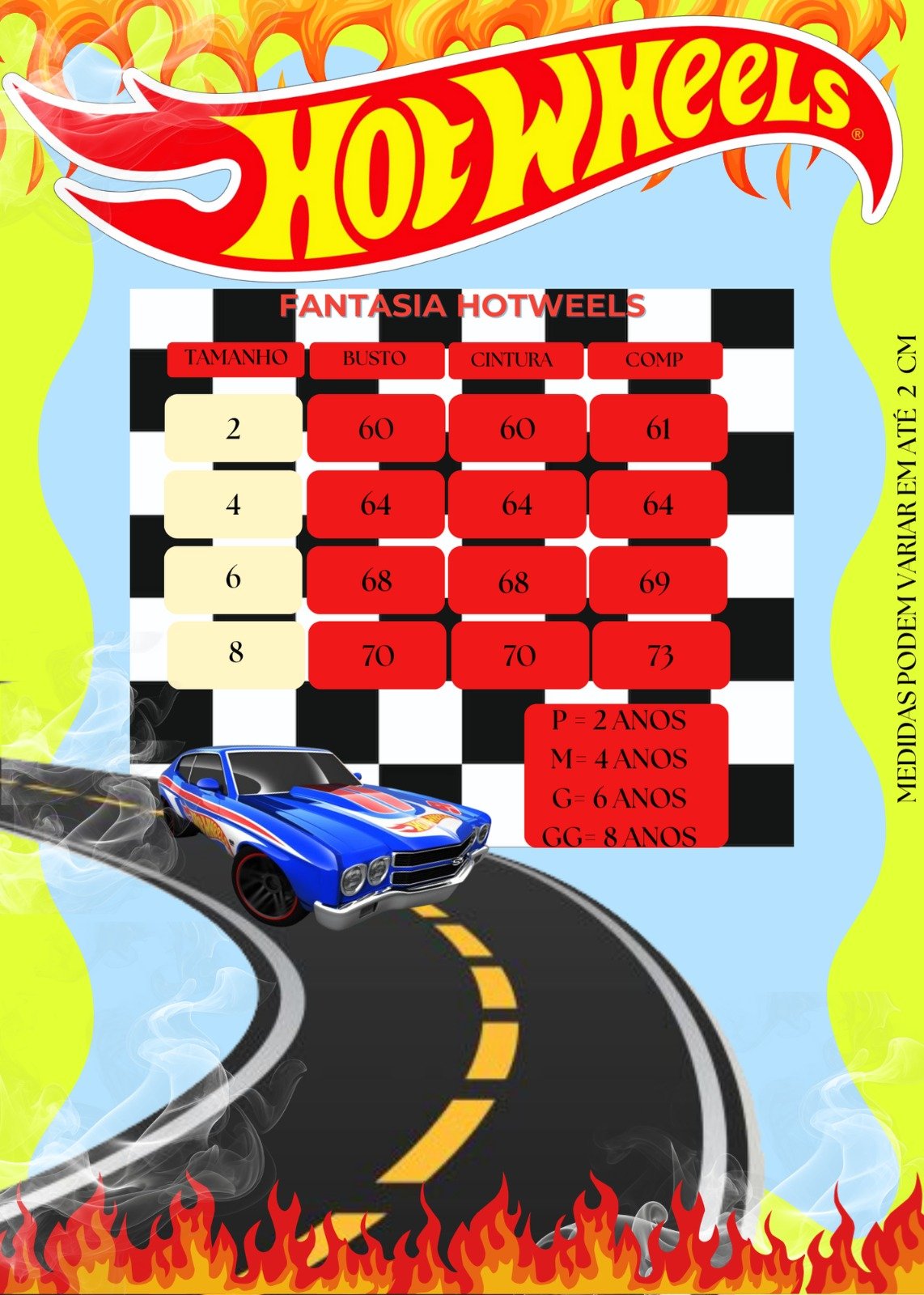Fantasia Hotweels - Imagem 5