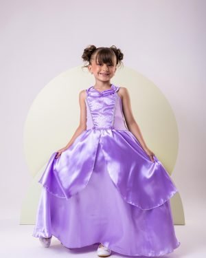 Fantasia Longa Princesa Belli Rapunzel Modelo 3