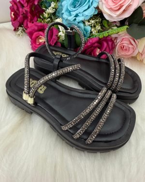 Sandália Nilqi Rafaela Preto