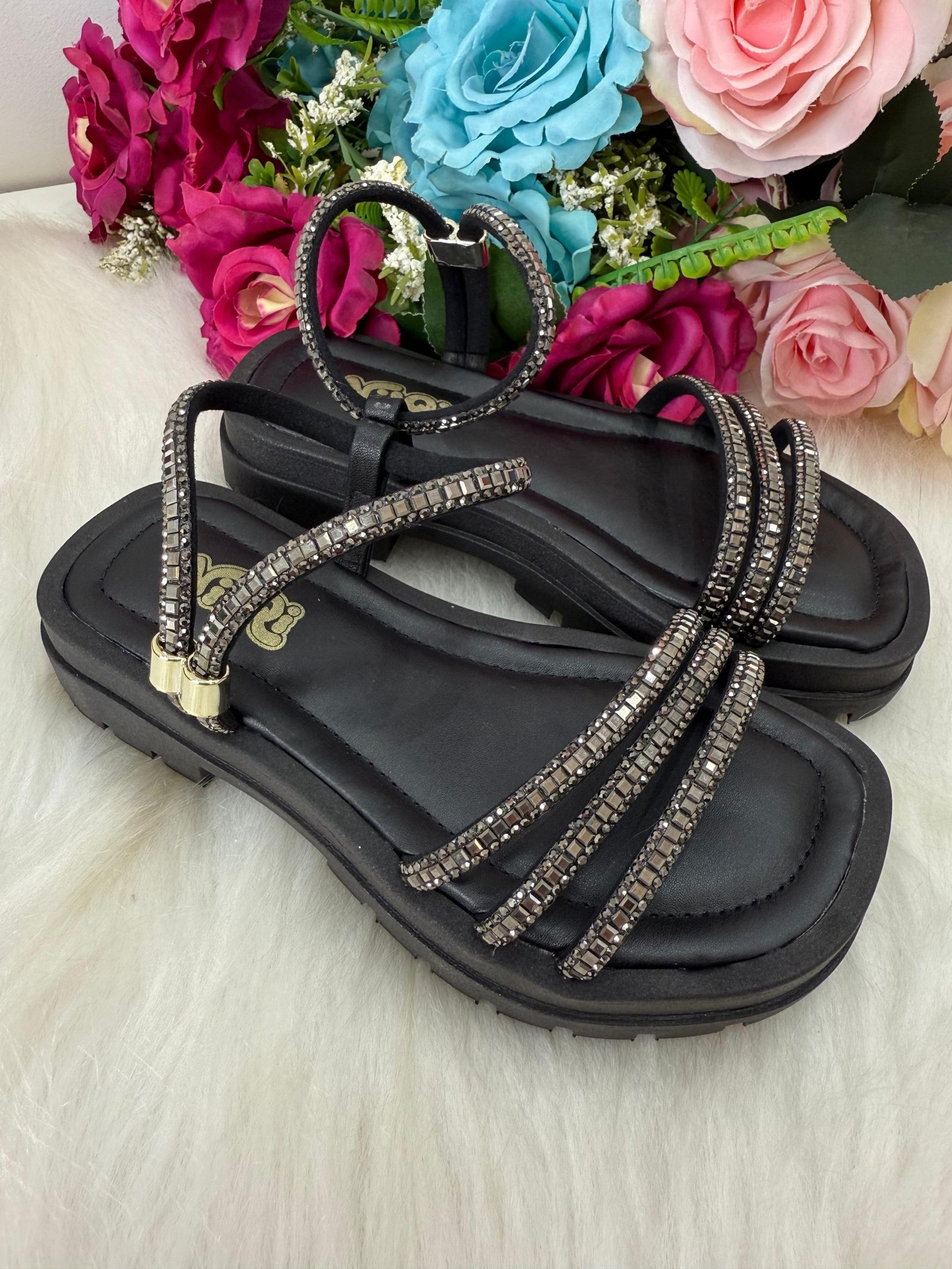 Sandália Nilqi Rafaela Preto