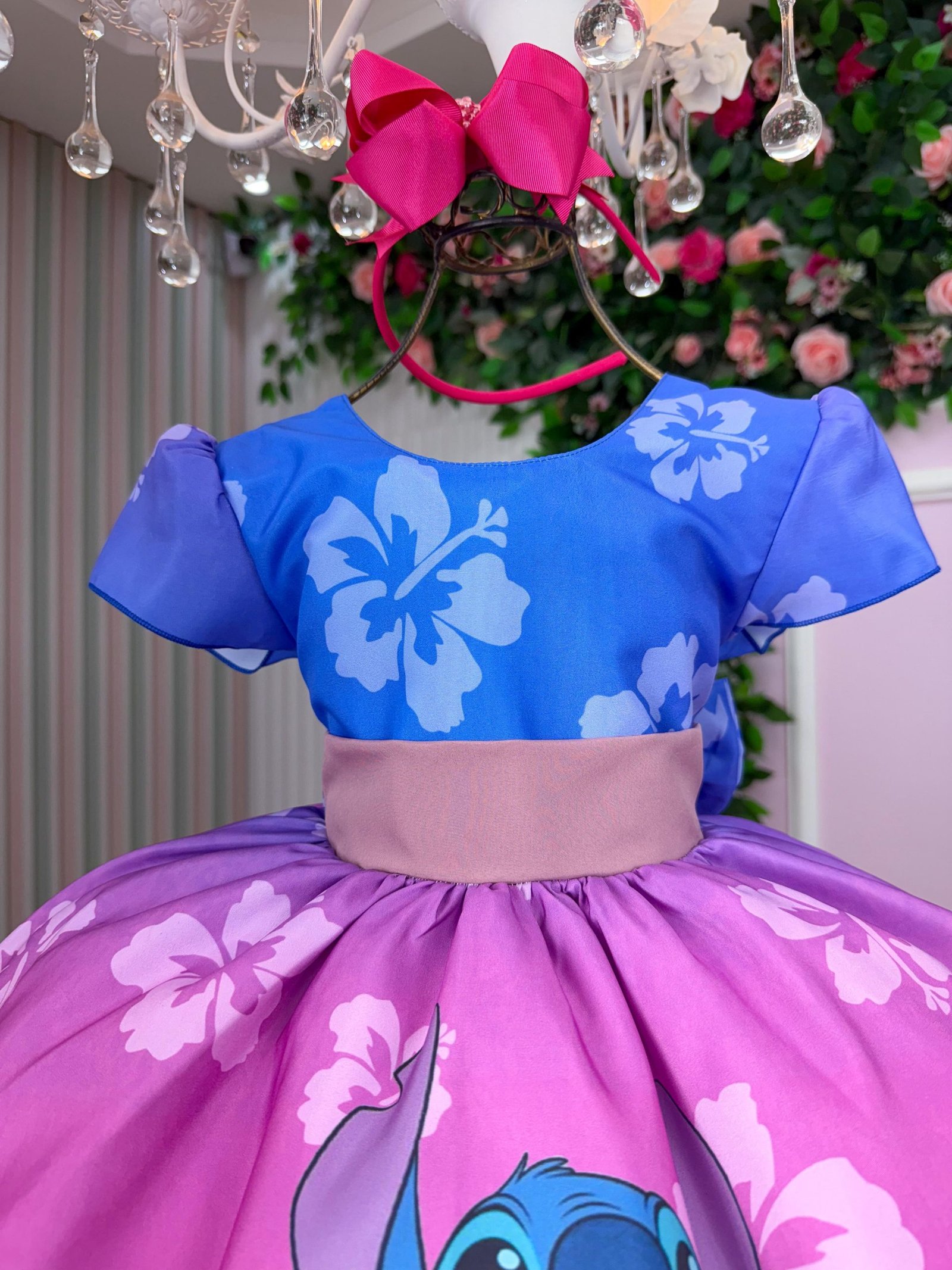 Vestido Infantil Temáticos da Gigi Lilo e Stitch - Imagem 2