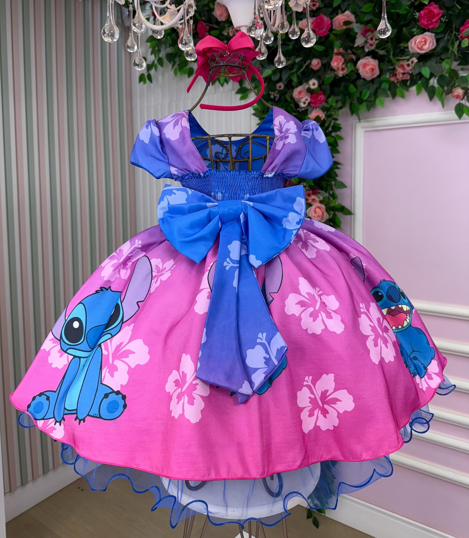 Vestido Infantil Temáticos da Gigi Lilo e Stitch - Imagem 4