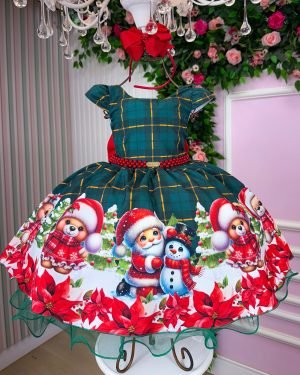 Vestido Banana Club Brilho de Neve - Natal