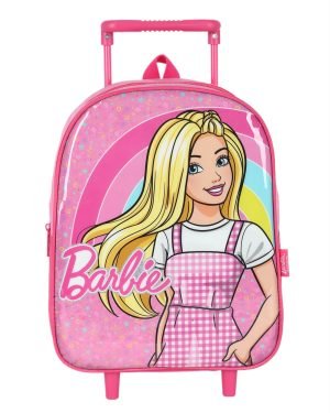 Mochila de Rodinhas Barbie Pink