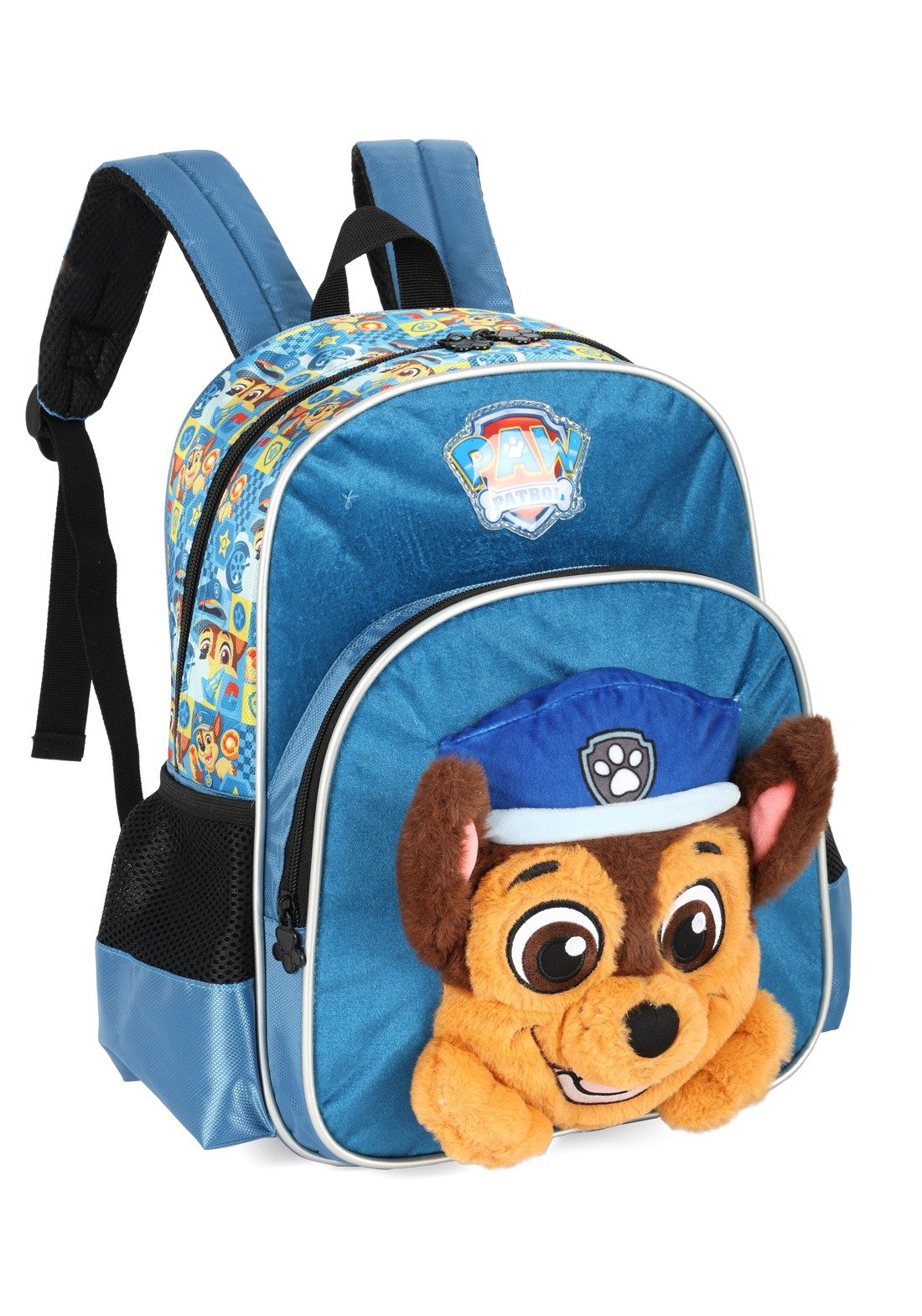 Kit Mochila Costas + Lancheira Patrulha Canina Chase