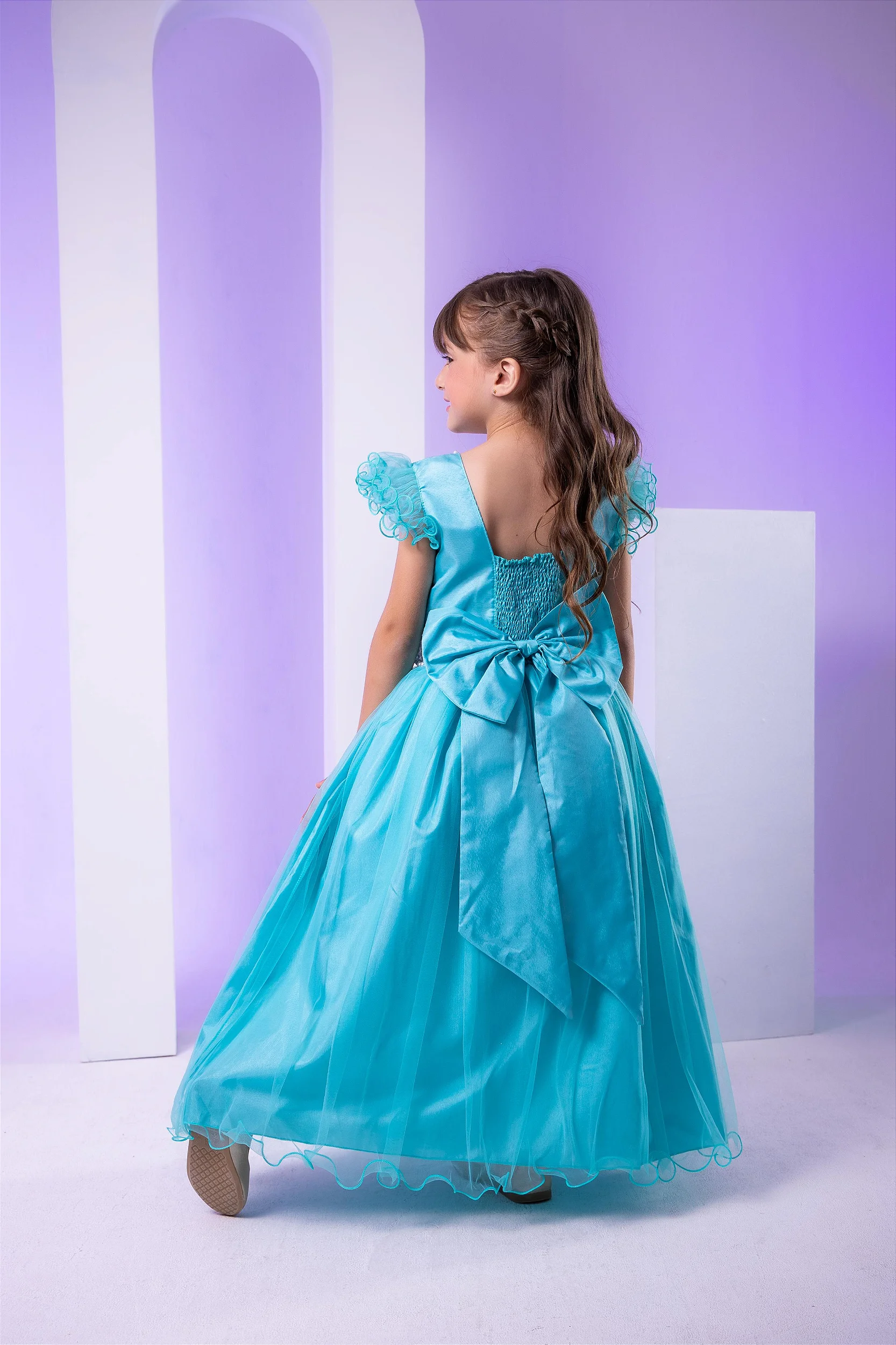 Vestido Marie Longo Amanda Verde Tiffany - Imagem 4