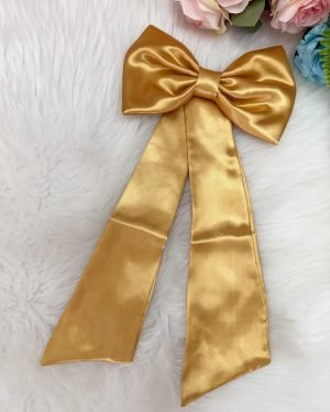 Laço Opcional / Faixa Do Vestido Selena Dourado