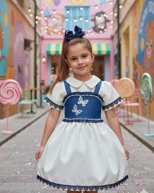 Vestido Blogueirinha Jhenni Off + Colete Jeans