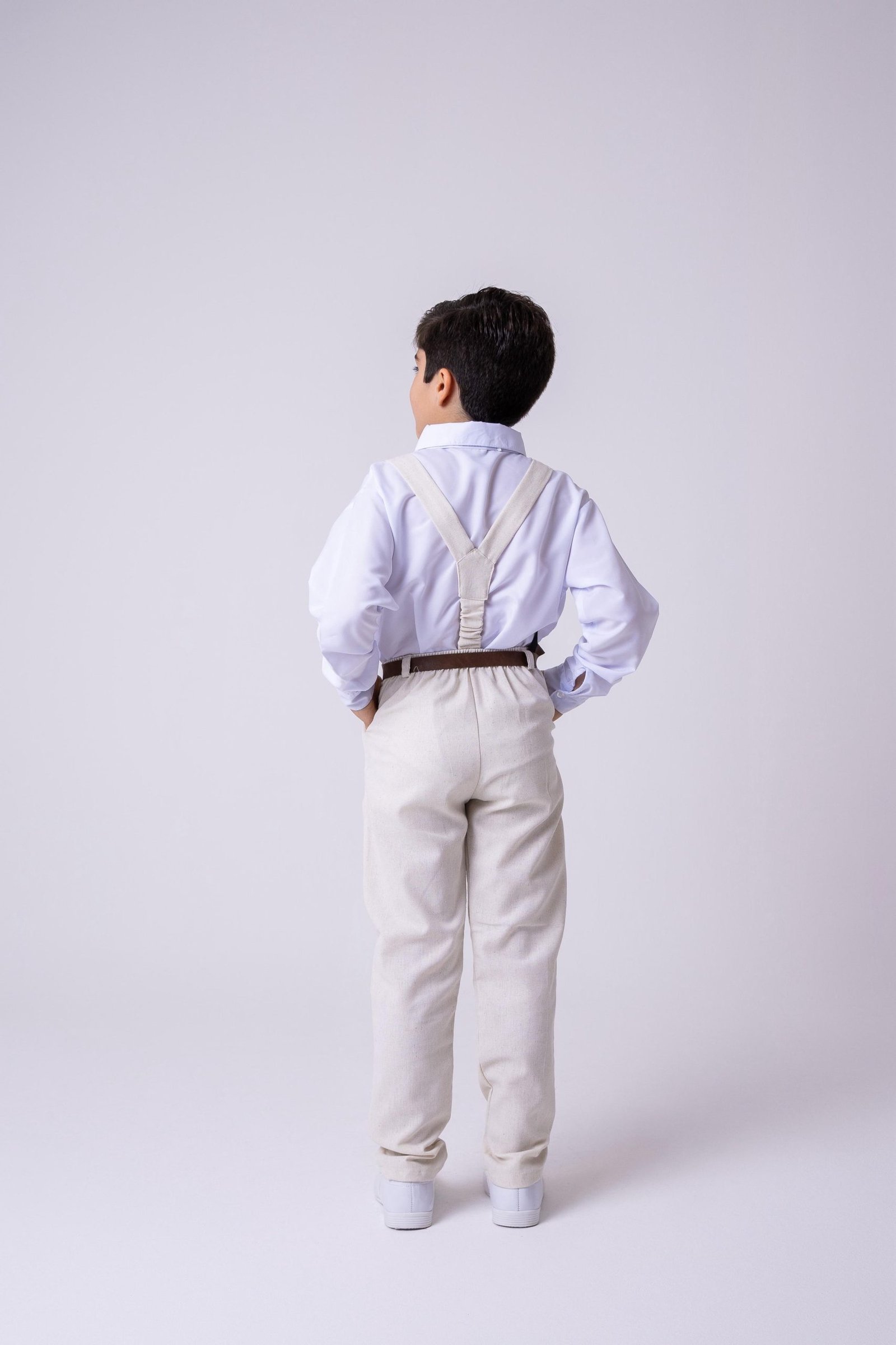 Conjunto Miss Cherry Meninos Social Linho Vitor - Imagem 5