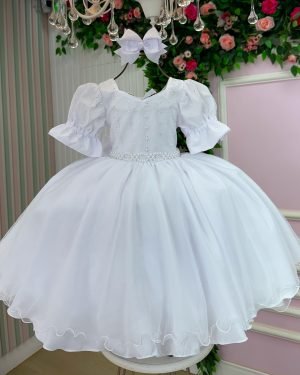 Vestido Bella Child Priscila Branco