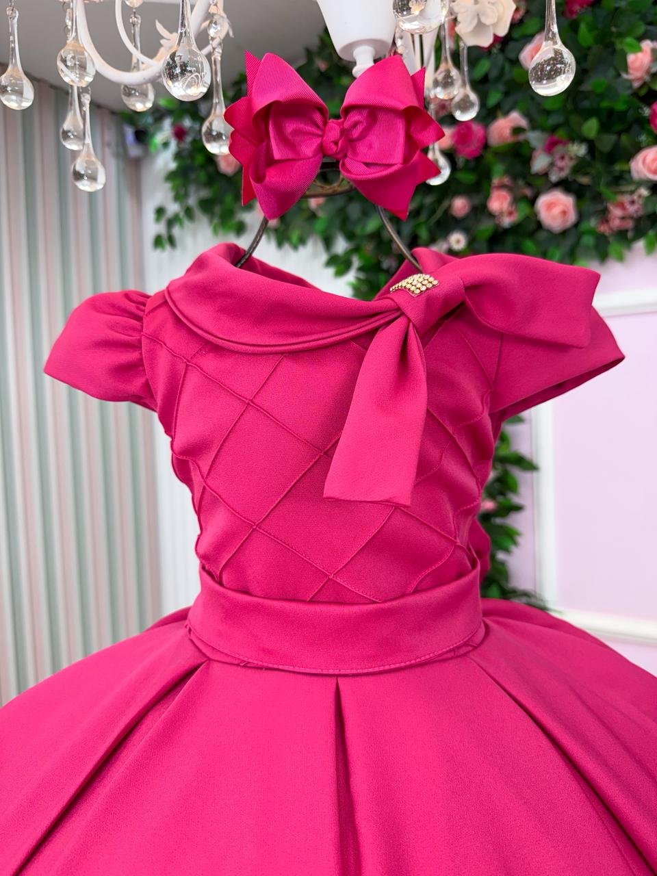 Vestido Bella Child Ravena Pink - Imagem 3