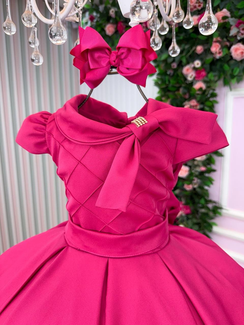 Vestido Bella Child Ravena Pink - Imagem 4