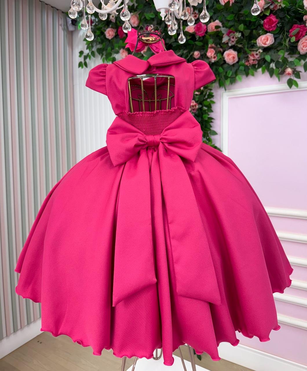 Vestido Bella Child Ravena Pink - Imagem 6
