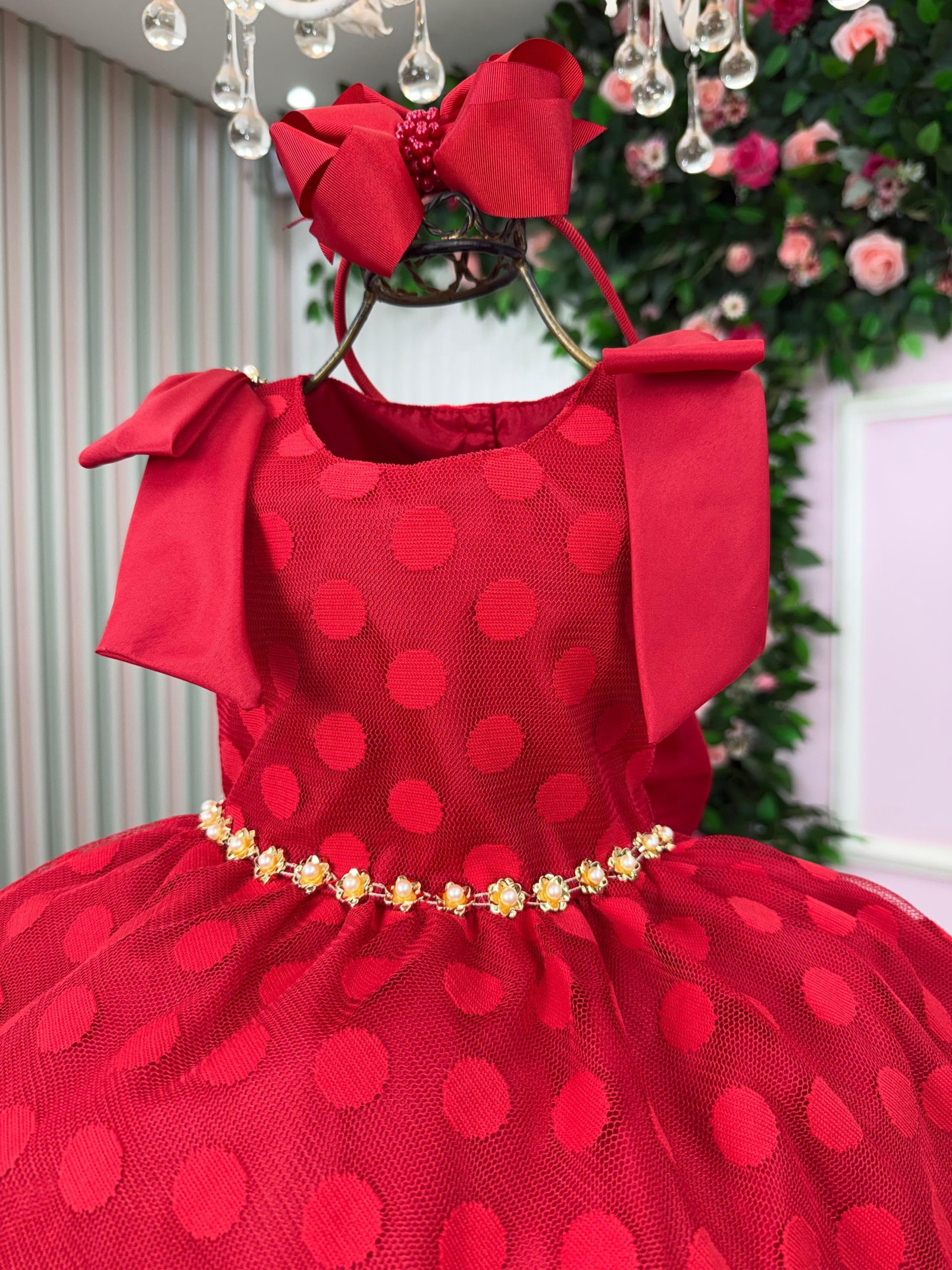 Vestido Marie Penelope Vermelho - Imagem 2