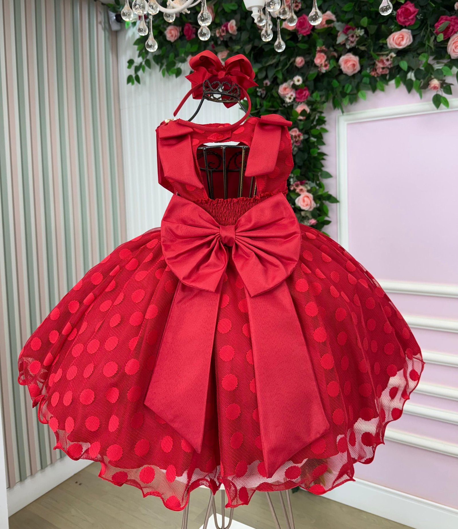 Vestido Marie Penelope Vermelho - Imagem 4