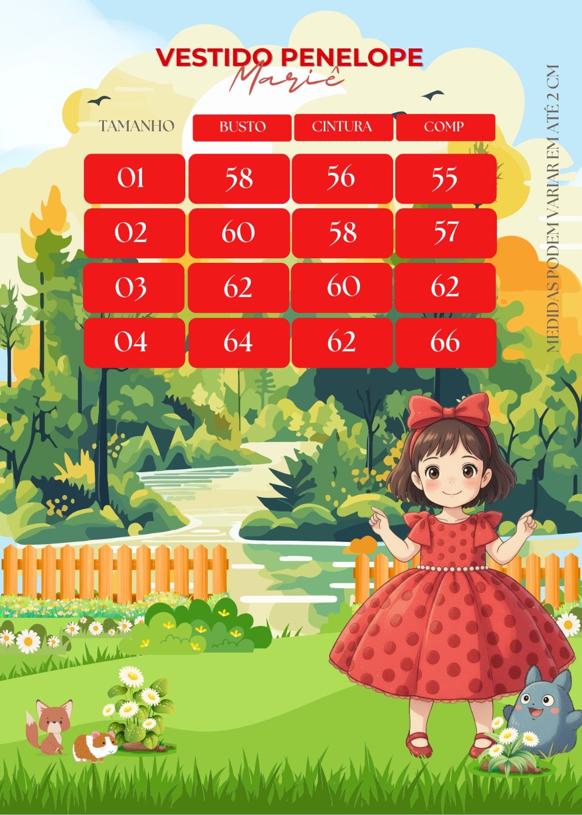 Vestido Marie Penelope Rose - Imagem 5