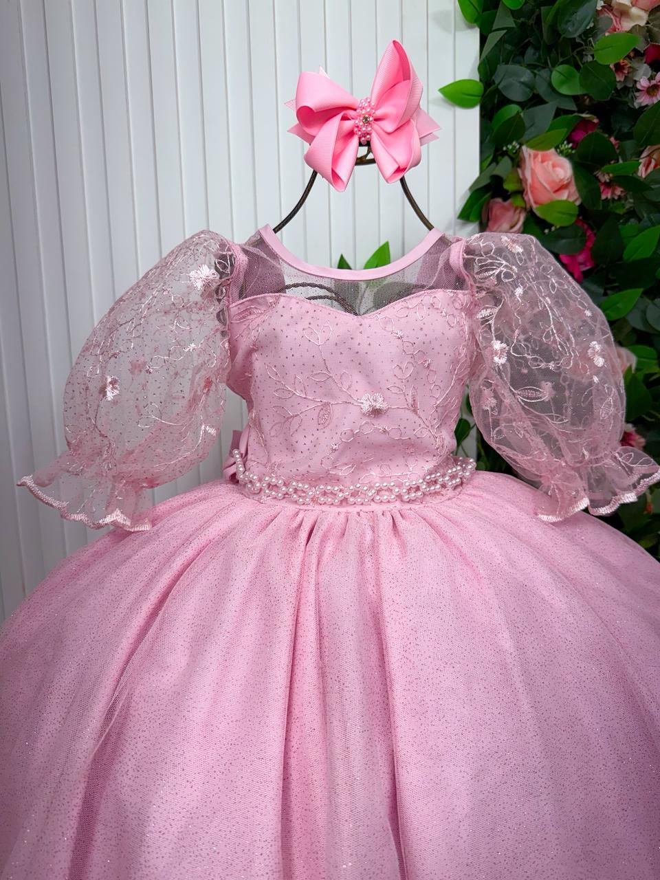 Vestido Bella Child Longo Eva Rosa Bebe - Imagem 2