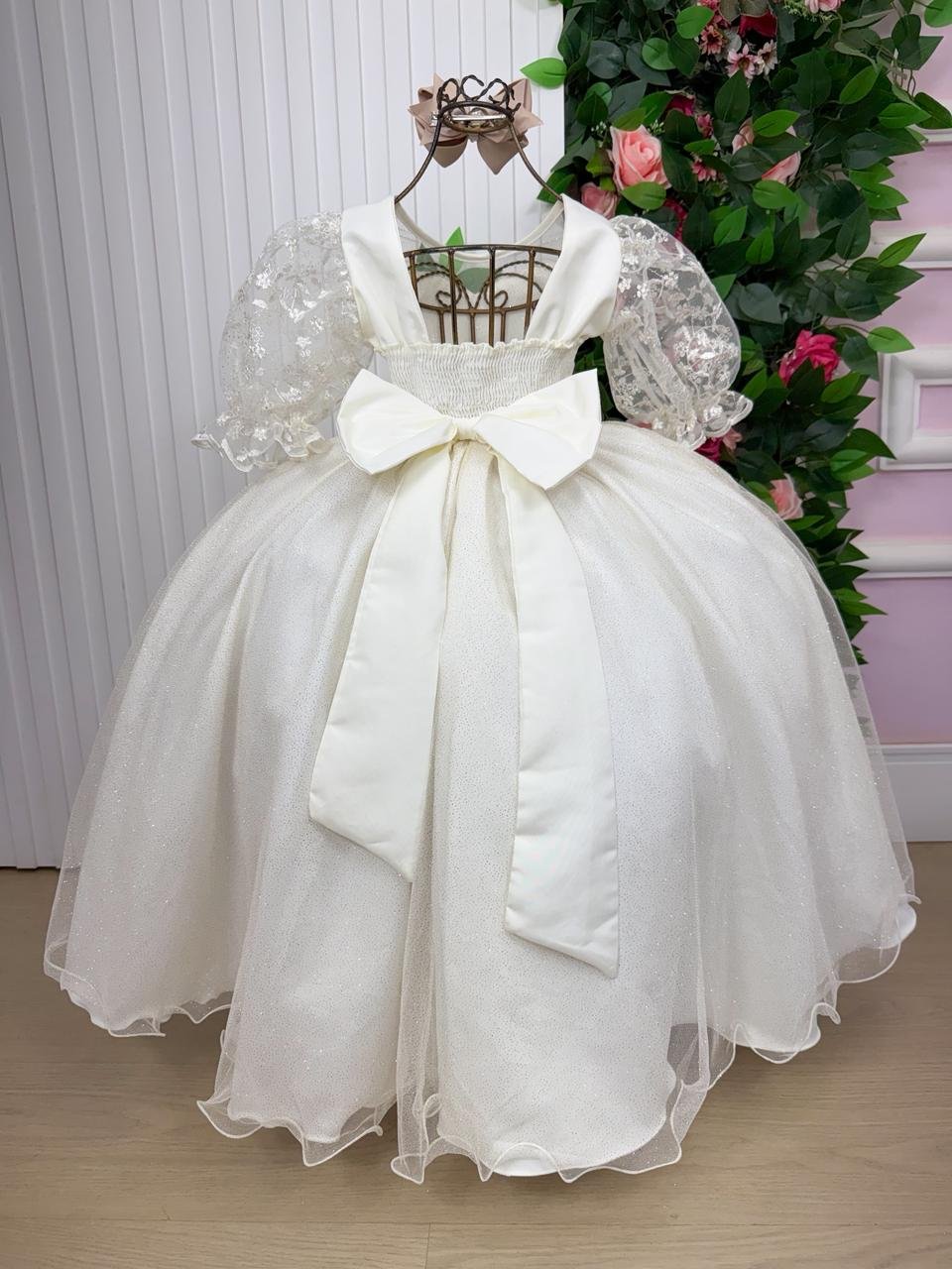 Vestido Bella Child Longo Eva Off - Imagem 5