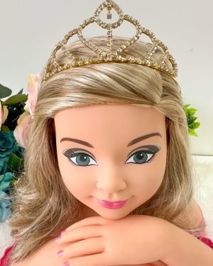 Coroa Belli Strass Dourada Zara