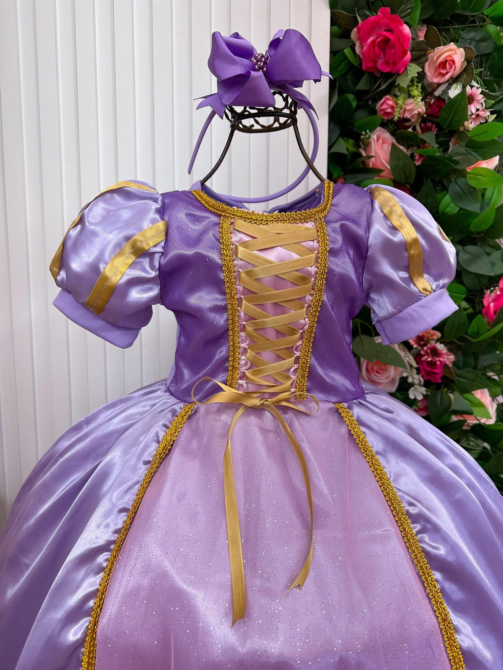 Fantasia Longa Princesa Belli Rapunzel Modelo 2 - Imagem 7