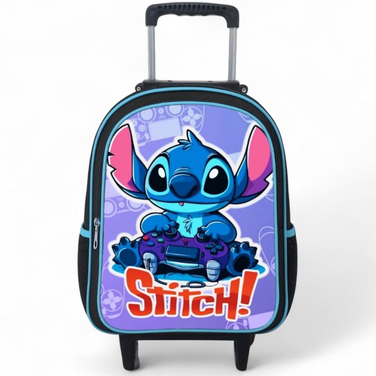 Mochila Rodinhas Stitch Masculino + Estojo de Brinde - Imagem 3