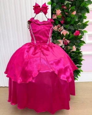 Fantasia Longa Princesa Belli Aurora A Bela Adormecida Pink