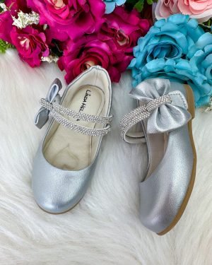 Sapatilha Flor Di MIla Maya Prata