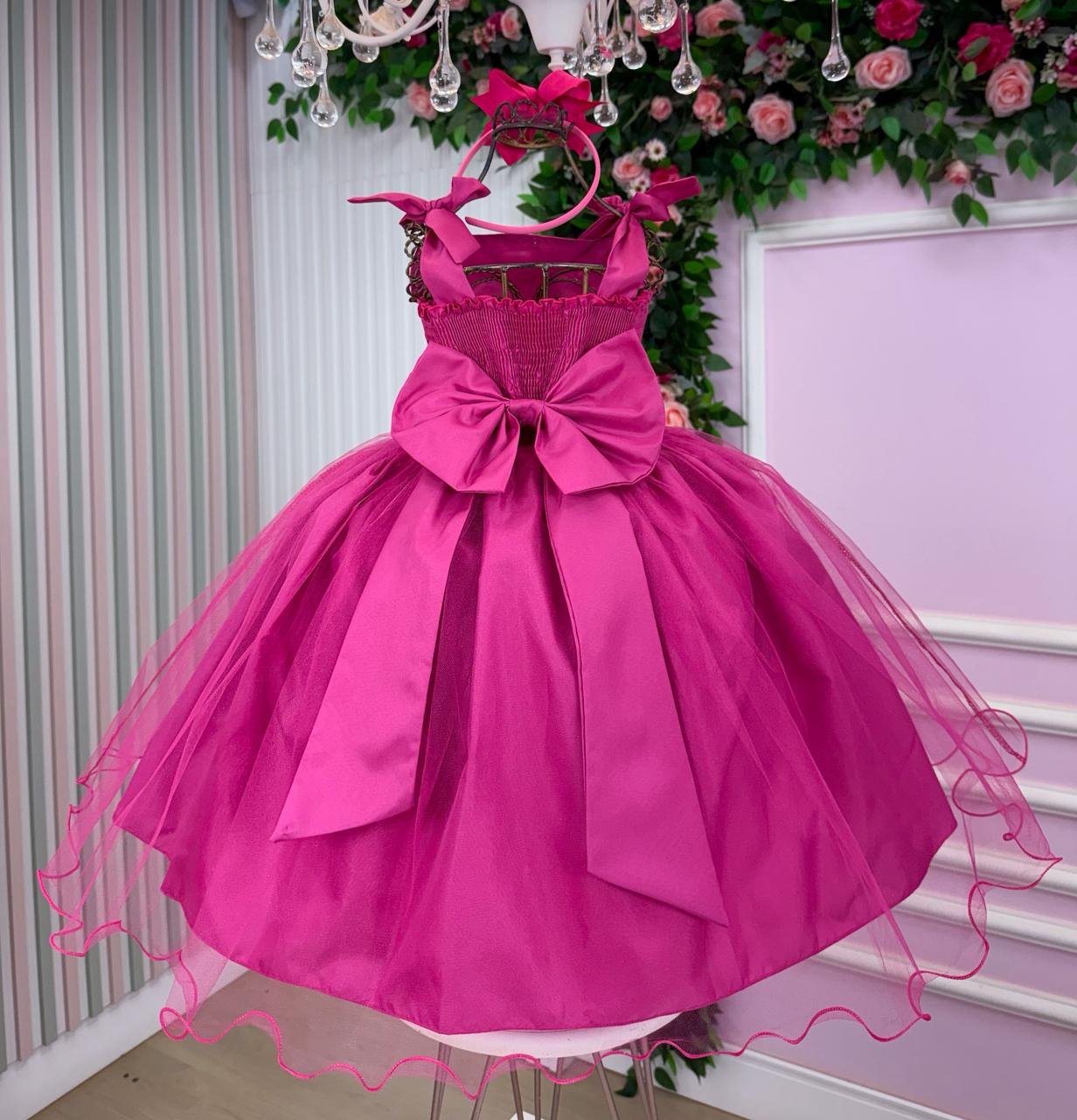 Vestido Marie Mariely Pink - Imagem 5