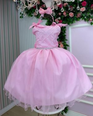 Vestido Marie Mariely Rosa Bebe