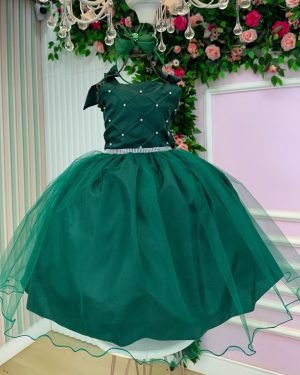 Vestido Marie Mariely Verde Esmeralda